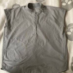 Figs grey scrub top